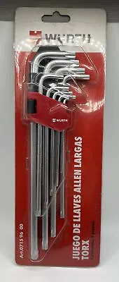 Wurth Long Allen Torx Key Wrenches • $39.99