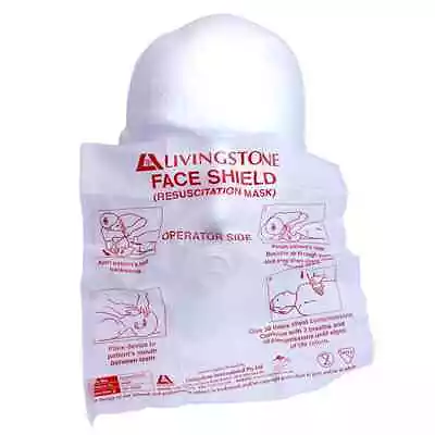3 X  Livingstone Resuscitation CPR Barrier Face Shield Mask Key Ring First Aid • $13.05
