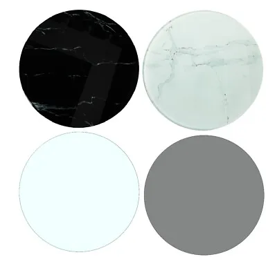 Tempered Glass Round Table Top Replaced Cover Dining Coffee Table Protector • £29.99