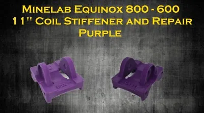 Minelab Equinox 800 - 600 - 11'' Coil Yoke Stiffener And Repair - Purple • £16.95