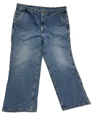 Carhartt Mens B13 DPS Original Loose Fit Carpenter Work Jeans Pants Actual 42x29 • $14.30