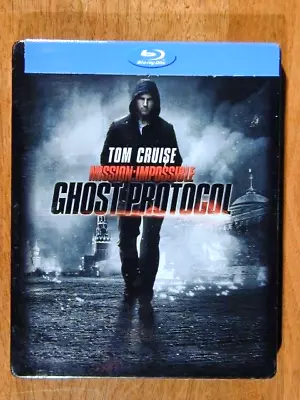 Mission Impossible : Ghost Protocol 2011 Blu Ray Steelbook Brand New Sealed Hit • $5.75