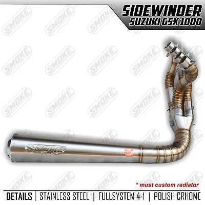 Custom Exhaust Pipes Sidewinder Fit 2007-2020 Gsx 1000 • $427.50