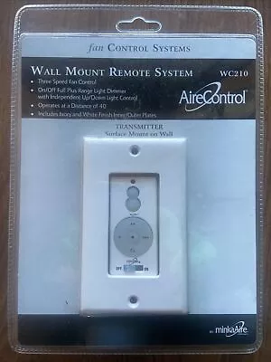 NEW SEALED MinkaAire WC210 Wall Mount Airecontrol Ceiling Fan Remote System • $24.79