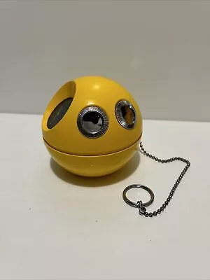 Vintage Panasonic Panapet Am Radio Yellow Futuristic Space Age Orb Ball Works • $44.99