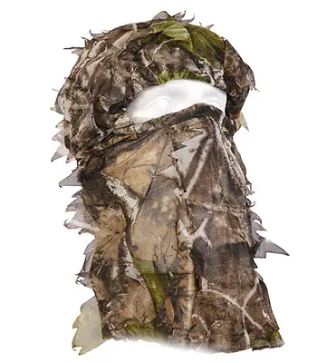 50% OFF Camo Head Net 3D Leafy Sneaky Mask Facemask Pigeon Shooting Decoying • £3.97