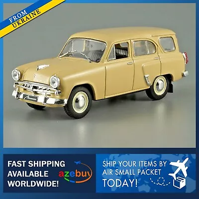 Moskvitch 423 First Station Wagon USSR 1957 Year 1/43 Scale Diecast Model Car • $23.57