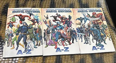 Official Handbook Of The Marvel Universe A To Z (#1#2#3)  (Marvel 2008) Mint • $55