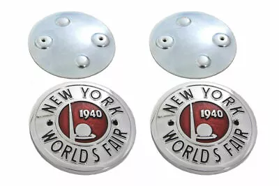 $60.30 • Buy World's Fair Tank Emblem Set For Harley Davidson By V-Twin