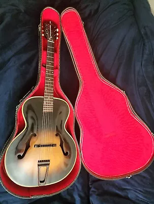 Vintage 1940's Armstrong Airway Archtop Acoustic Guitar - Harmony Airline  • $299