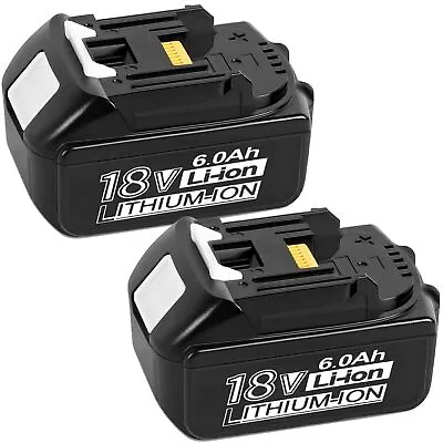 2X 18Volt NEW Replacement For Makita BL1830 Lithium 6Ah Cordless Tool Battery • £34.99