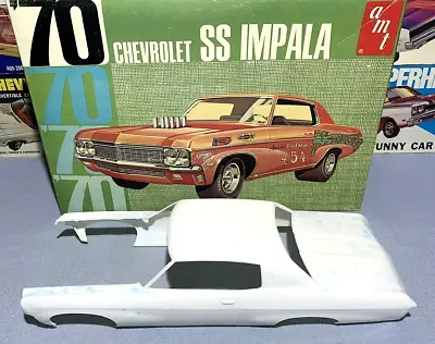 Amt 1970 Chevrolet Impala Ss Annual Kit#y739 Mpc 1/25 Used Body Assembly Only!!! • $19.99