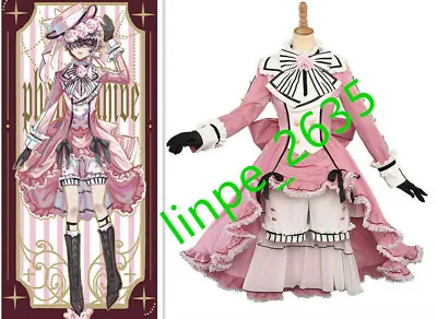 New！Black Butler Anime Cos Clothes Ciel Phantomhive COSPLAY Costume Dress & • $78