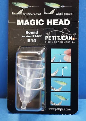Marc Petitjean 4pcs MAGIC HEAD Round R14 Hook Size #1/0 - #4/0 MAGIC HEAD R14 • $6.91