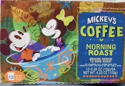 Disney Parks Mickey's Really Swell Coffee Morning Roast WDW Keurig K-Cup NEW • $29.49