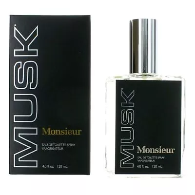 Monsieur Musk By Dana 4 Oz Eau De Toilette Spray For Men • $47.95