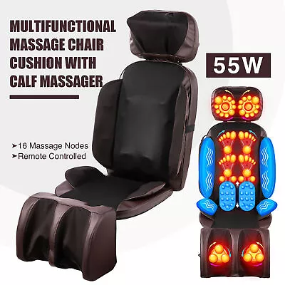 Massage Chair Cushion Leg Massager Shiatsu Pad For Neck Back 16 Nodes • $131.39