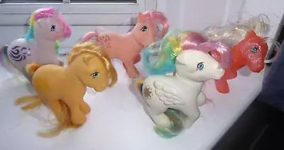 Job Lot Of 4 My Little Ponies + 1 Unicorn My Little Pony Various Colours • £1