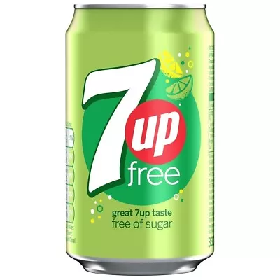 7up Sugar Free Fizzy Drink Full Case 24x330ml • £17.49