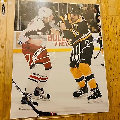 Jarrett Boll Milan Lucic Signed / Autographed 8x10 Photo Nice!! • $49.95