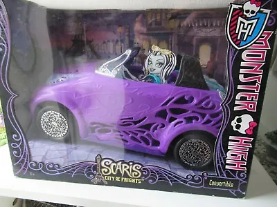 2012 Monster High Scaris City Of Frights Purple Convertible Car New With Box • $30