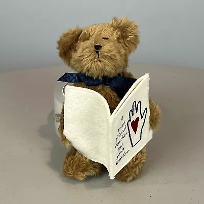 Boyds Bears Plush A True Friend Reaches For Your Hand Message Brown Teddy Small • $7.99