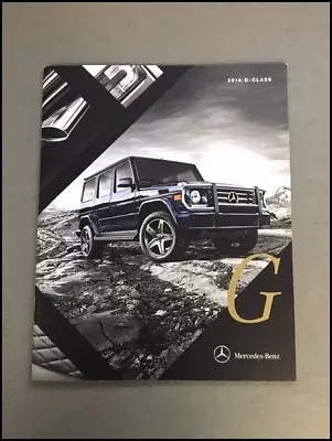 2016 Mercedes Benz G550 AMG G63 G65 32-page Car Sales Brochure Catalog • $21.57