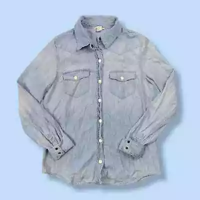 Womens Lightweight Denim Shirt • $8.96