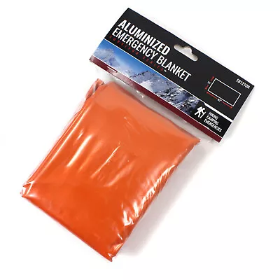 ASR Outdoor Survival Blanket Mylar Extreme Emergency Accessory Orange • $9.99