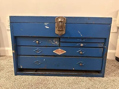 S-K Vintage SK Sherman Klove Mechanic Tool Box 5 Drawer Chest Chicago IL USA • $99.99