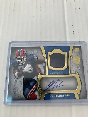 Marcell Dareus 2011 Supreme Rookie Jersey Auto Card #SAR-MD Serial #27/50 • $15