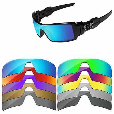 $17.95 • Buy PapaViva Polarized Replacement Lenses For-Oakley Oil Rig Sunglasses Multi-Option