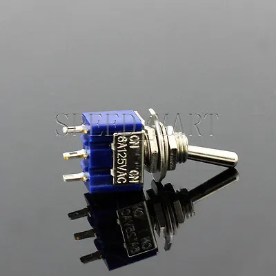 Mini Slide Toggle Switch Switches 6A 125VAC 3 Pins SPDT ON-ON MTS-102 • $1.45