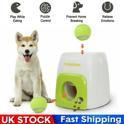 £27.89 • Buy Automatic Ball Launcher Pet Thrower Dog Throwing Machine Toy Interactive Tennis