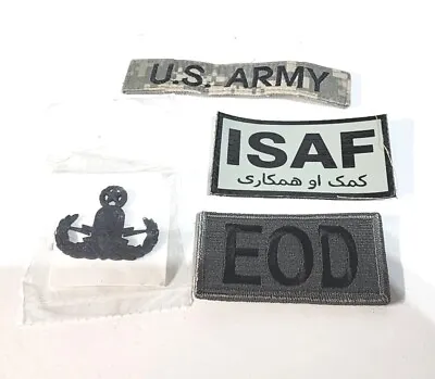 Master Us Army Eod Qualification Badge Military & Patches Shown Free Shipping • $13.99