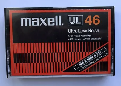 1x Maxell UL 46 Type I/ Normal Position Cassette Tapes - Used • £1.50