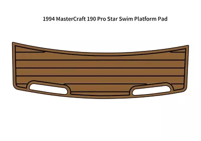 1994 MasterCraft 190 Pro Star Swim Platform Boat EVA Foam Teak Deck Floor Pad • $249