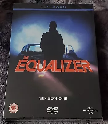 THE EQUALIZER 1980s SEASON 1 COMPLETE DVD 6 DISCS NEW EDWARD WOODWARD BOXSET • £17