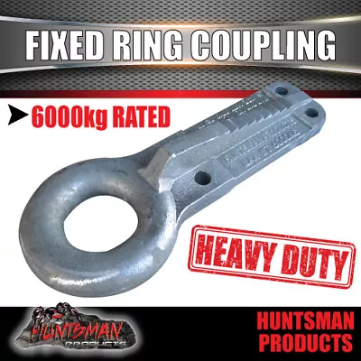 $156 • Buy 6000kg Trailer Ring Coupling Off Road Hitch Suit Pintle Hook 3  ID Galvanised