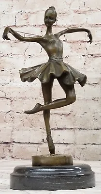 11  Western Art Sculpture Bronze Marble Abstract GIRL Lady Belle Ballerina • $99.50