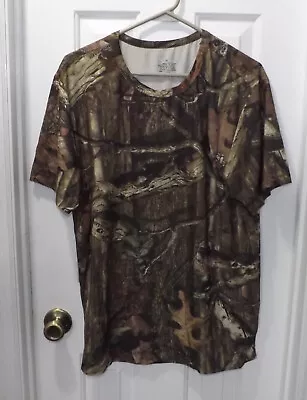 💥 Mossy Oak Break-up Infinity Camo Camoflage Activewear Hunting T Shirt Size Xl • $4.95