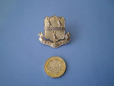 £22 • Buy Repton School Combined Cadet Force (C.C.F.) Gold  Anodised Aluminium Cap Badge 