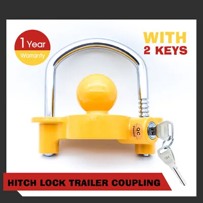 $19.98 • Buy Hitch Pin Lock Tow Bar Ball Security L Type Caravan Trailer Parts Anti Theft AU