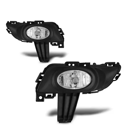 Pair Fog Lights For 2004 2005 2006 Mazda 3 Sedan Clear Lens Front Driving Lamps • $49.99