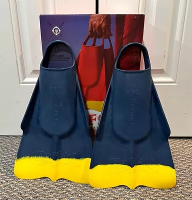 DAFIN Swim Fins Pro Model Small 5-6 Blue Yellow • $70