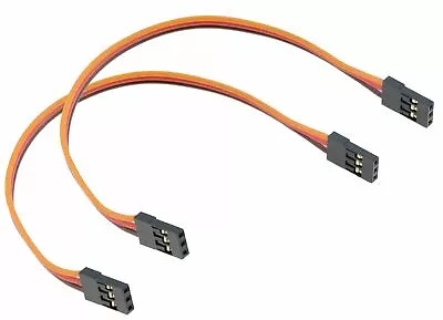 £2.59 • Buy 2 X 150mm Male To Male Servo Extension Lead Cable Futaba JR Connectors