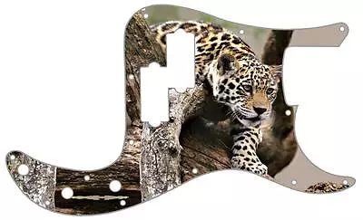 P Bass Precision Graphical Pickguard Custom Fender 13 Hole Guitar Leopard Branch • $66.33