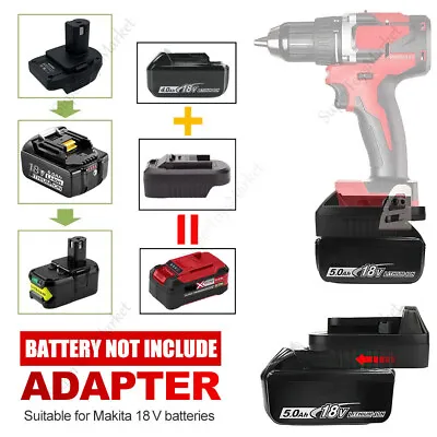 $23.78 • Buy Adapter For Makita 18v Battery Convert To Ryobi Milwaukee Ozito 18V Power Tools