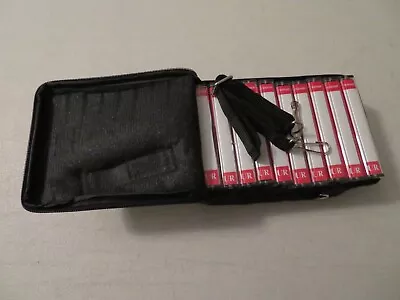 10 MAXELL UR 90 IEC TYPE 1 NORMAL Cassette Tapes & Carrying Case • $9