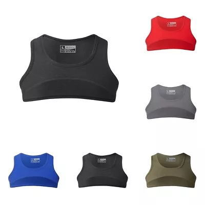 Men's Fashionable Crop Tank Top Muscle Shirt Elasticity Nightclub Vest • £10.66